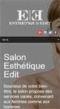 Mobile Screenshot of esthetiqueedit.com